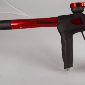 DLX Luxe 2.0 Dust Black with Red Polished Accents 