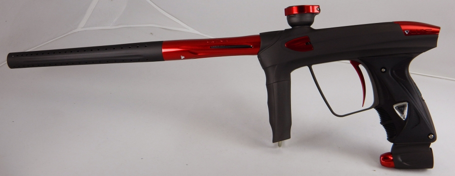 DLX Luxe 2.0 Dust Black with Red Polished Accents 