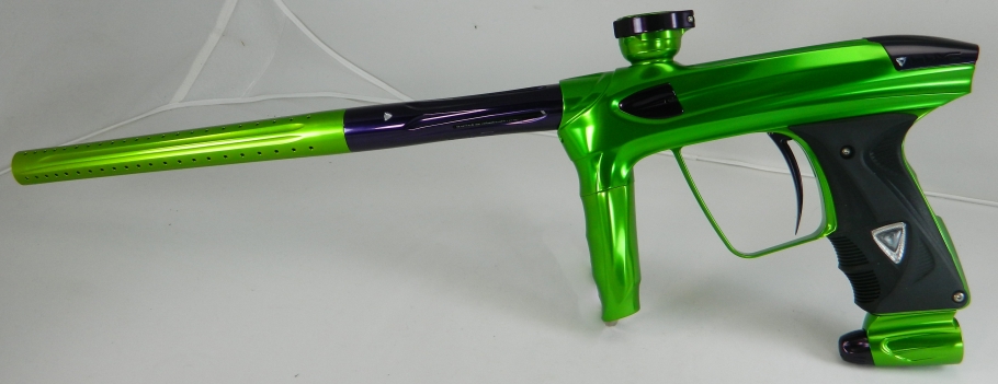 DLX Luxe 2.0 Gloss Slime Green with Gloss Eggplant Accents