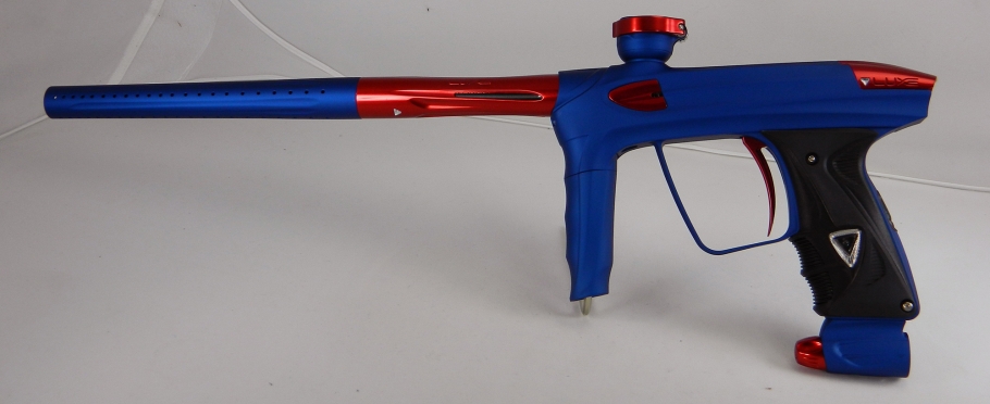 DLX Luxe 2.0 Dust Blue with Gloss Orange Accents