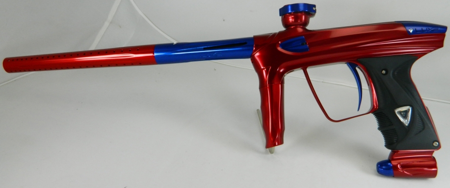 DLX Luxe 2.0 Gloss Red with Gloss Blue Accents