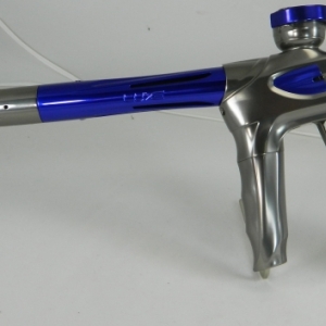 DLX Luxe 2.0 Gloss Pewter with Gloss Blue Accents