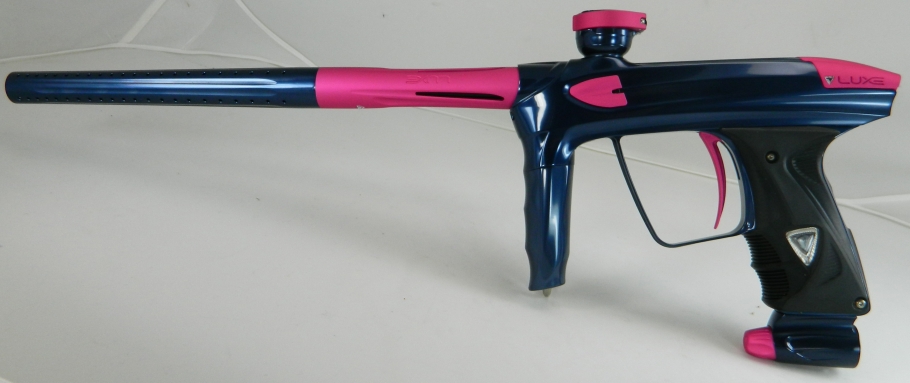 DLX Luxe 2.0 Gloss Gunmetal Blue with Dust Pink Accents