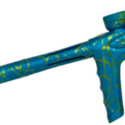 Luxe ICE Paintball Marker - 3D Splash - Teal/lime